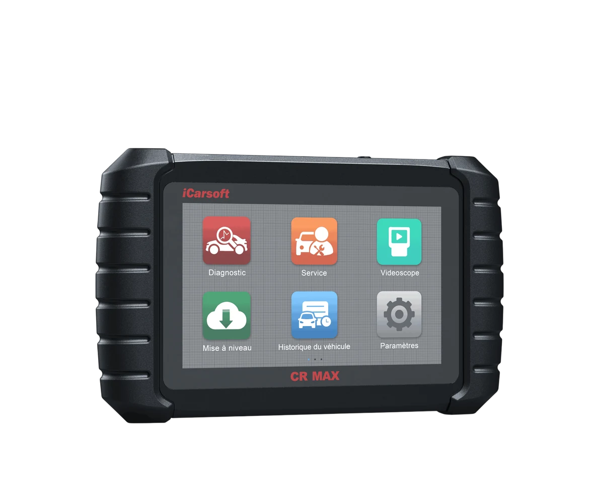 Valise de diagnostic automobile multimarque branchée sur la prise OBD2